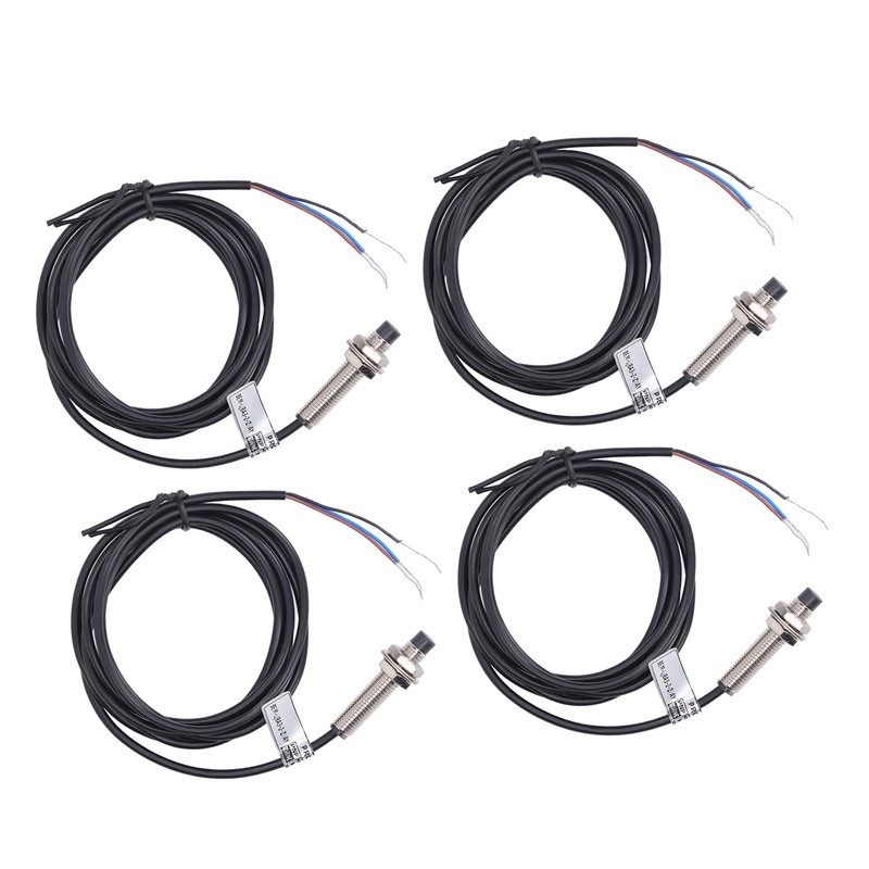 4 Set Proximity Switch 8mm Dia PNP 3 Wire Normally