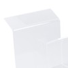 2Pcs Zip Lock Bag Holder Acrylic Food Storage Bag Stand