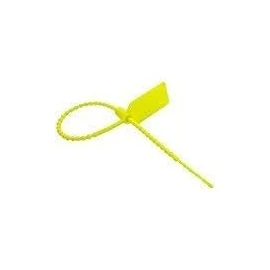 Security FIRE Safety Suitcase TAG Tamper Seals Yellow X 100
