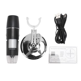 Wireless Digital Microscope 0 to 1000X 8 LED Lights Portable Mini WiFi USB Inspection Camera for Phone PC Tablet