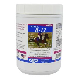 Super B-12 Vitamina En Polvo Omegas Para Caballos 2.5lb
