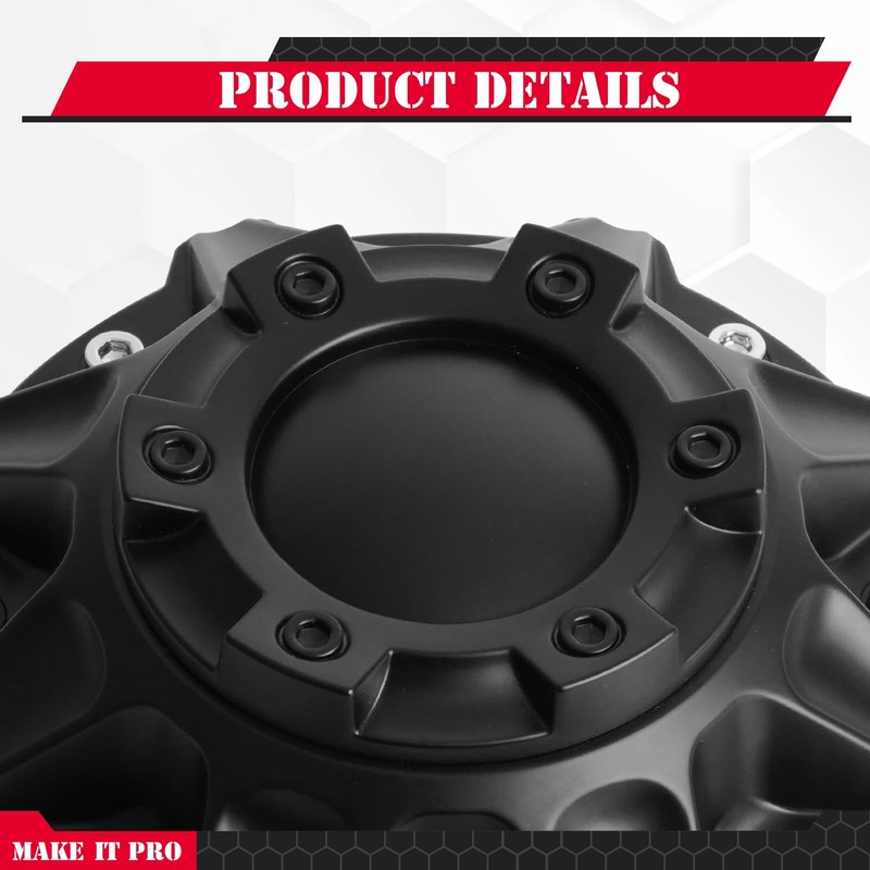 KitsPro Wheel Center Caps for Pro Comp Series 48 and