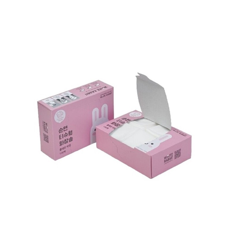 Choose 1 of White Rabbit tissue-type plain type hole type