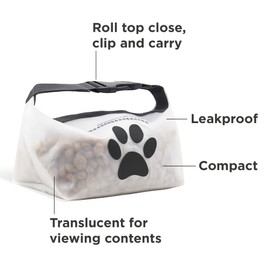 rezip Large Pet Food Storage Bag (40-Cup) | BPA-Free, Food Grade, Pet Safe | Keeps Food Fresh for Camping, Dog Boarding, Travel, and Everyday | Machine Washable | Cobalt Blue