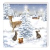 Tracks Charity Pack Of 5 Christmas Cards British Heart Foundation