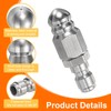 sourcing map Pressure Washers Sewer Nozzle 1/4" Quick Connect 5000