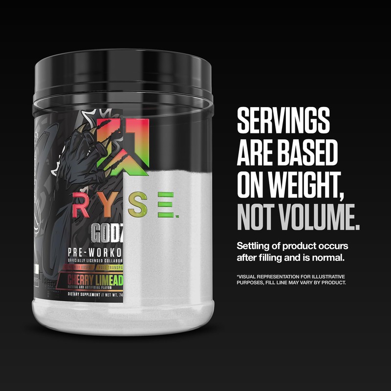 RYSE Godzilla X Noel Deyzel Pre Workout Powder - Blue