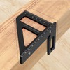 Kosmi Metric and Imperial 3D Multi-Angle Measuring Ruler, 45/90 Degree