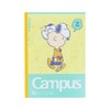 Sunstar Stationery S2691728 Snoopy Notebook, Campus Notebook, A-Ruled, 5 Books