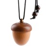 RoyAroma Wooden Acorn Essential Oil Car Diffuser Air Freshener Hang