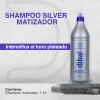 Shampoo Dibal Silver Intensifica Tono Cabello Plateado 1 Lt