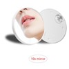 Eabdice 3 x Suction Cup Mirrors, Cosmetic Mirrors, 10 x