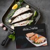 Rhinoreto Fillet Knife for Fish, Razor Sharp Flexible German Stainless
