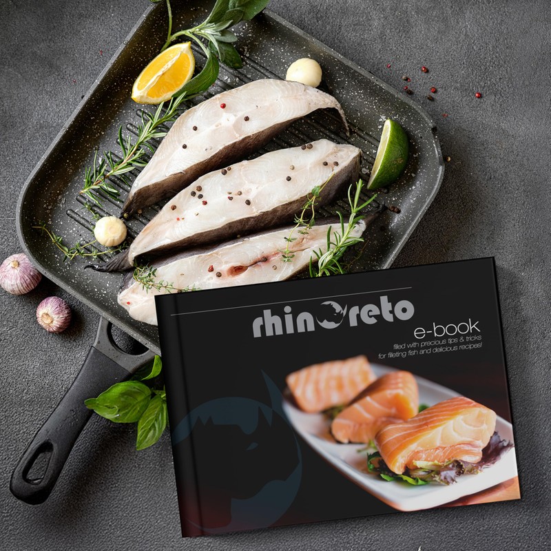 Rhinoreto Fillet Knife for Fish, Razor Sharp Flexible German Stainless