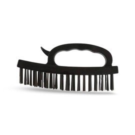 G4GADGET Heavy Duty Wire Brush with Grip Handle - Rows Carbon Steel Brush for Cleaning Rust and Heavy Dirt - Ergonomic Handle Grip