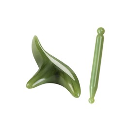 Samcos Trap Point Massage Stick, Triangle Sparrow, Set of 2, Press Point Cassa, Acupressure, Full Body Use, Resin Product, Neck, Shoulder, Sole (Union Set)