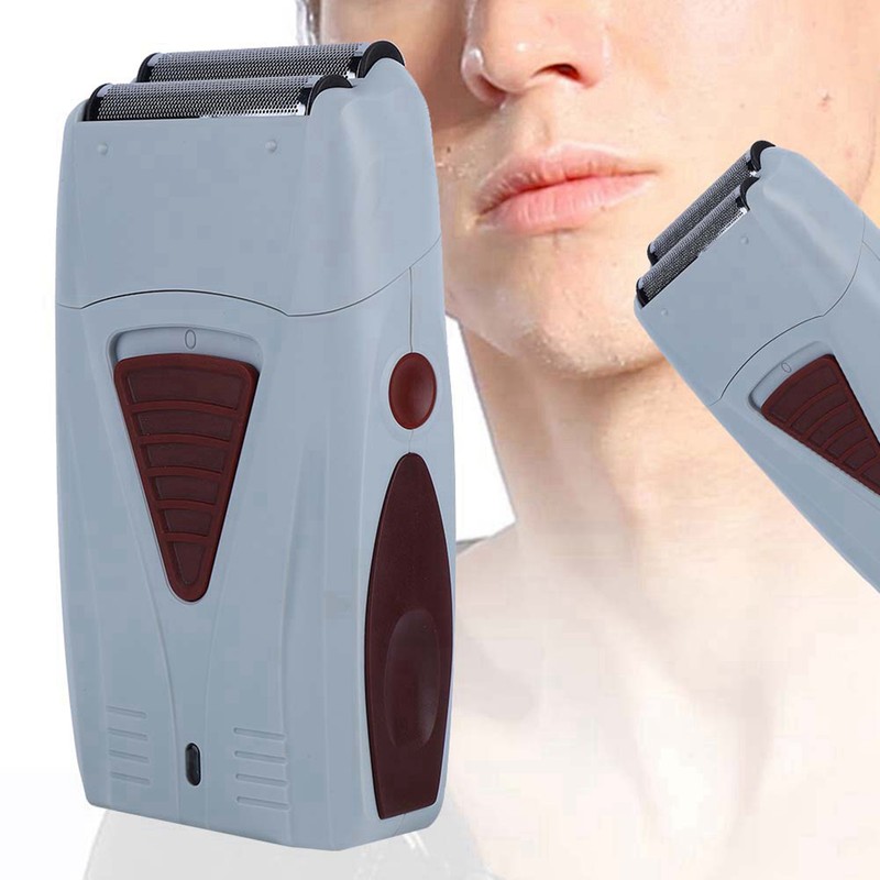 Rechargeable Men Electric Hair Clipper Trimmer Double Head Razor Reciprocating