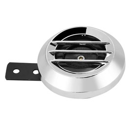 Motorcycle, Qiilu Universal Motorcycle Electric Loud Horn Siren 12V 110dB Waterproof Round Horn Speaker