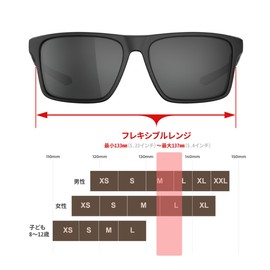 EAZYRUN HD Polarized Sunglasses, Unisex, Running, Cycling, Fishing, Driving, Hiking, Outdoor Sports, P1a Black