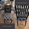 SearchI Stretch Dining Chair Seat Covers Set of 4, Soft