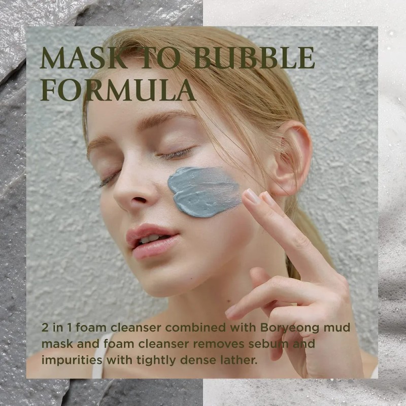 Crema Barro Facial Cleanser Limpieza De Maquillaje, Brmud Grasa Danoche