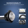 Nilight 30 PCS 3/4 Inch Round Clearance Light LED Front