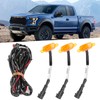 3pcs Car Grille Light with Harness High Brightness Fit for
