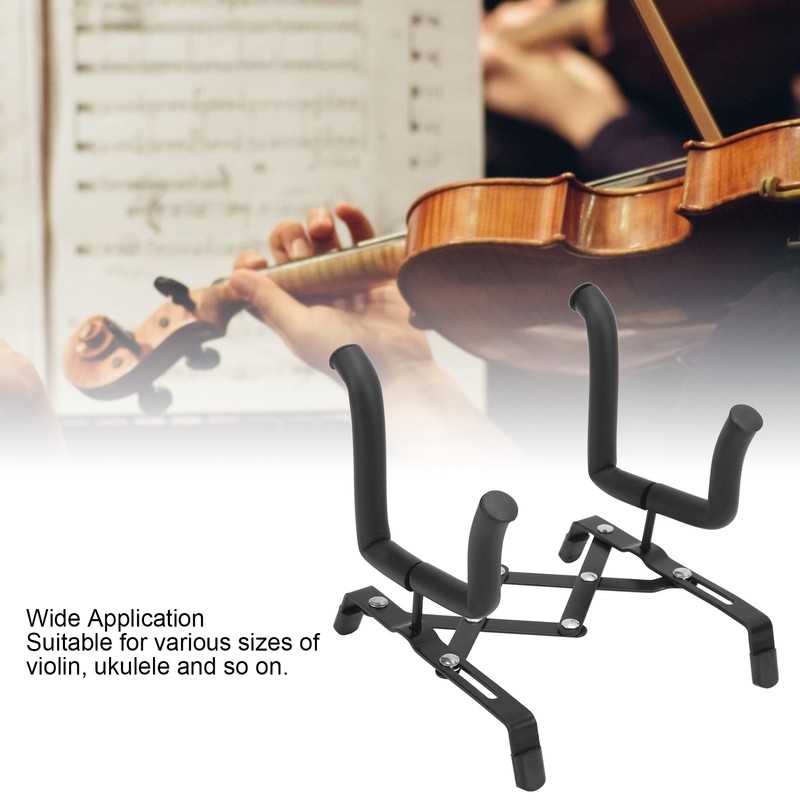 Foldable Violin Stand Portable Rack Holder Holding Rack Instrument Accessory