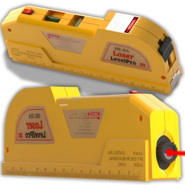 Retoo Laser Level with 250cm Ruler and Vertical Laser, Steel Spirit Level 16cm Small, Laser Spirit Level, Laser Spirit Level, Vertical Spirit Level, Laser Spirit Level, String Spirit Level, Yellow