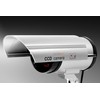 Technaxx TX-18 CCD-Kamera-Attrappe (3x Schrauben, 3x Dübel), (B x H