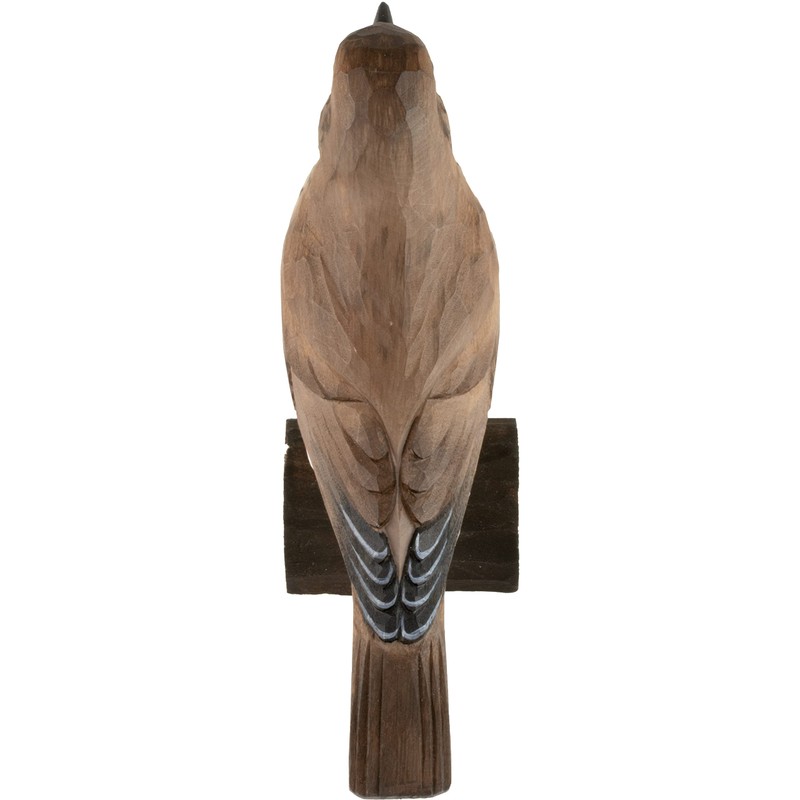 WILDLIFEGARDEN Wildlife Garden WG437 DecoBird Song Thrush - Hand Carved
