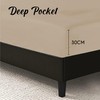 funky gadgets king size Deep fitted sheets Beige 100% egyptian
