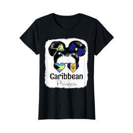 Caribbean Princess Roots Bahamas and Barbados Mix Heritage T-Shirt