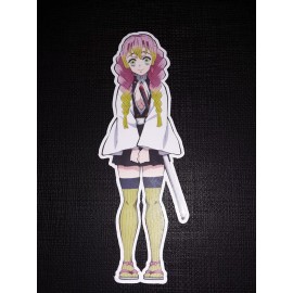 Mitsuri Kanroji Demon Slayer Glossy Sticker Anime Appliances, Walls, Windows!