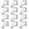 Uonlytech 12pcs Shelf Clips Heavy Duty Adjustable Supports Metal Shelving
