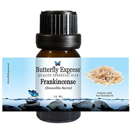 Frankincense (Boswellia Sacra) Essential Oil 10ml - 100% Pure - by Butterfly Express