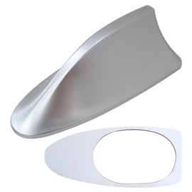 New Ebony Shark Fin Roof Antenna Cover for Hyundai Elantra Limited Sedan 4-Door 1.8L 2011-2016 - Silver