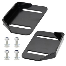 Aylux 1 Pair 784-5580 Snow Thrower Slide Shoes with Mounting Hardware Replace MTD 784-5580-0637 Cub Cadet Yardman Troy Bilt Craftsman Snowblower Slide Skids Shoes