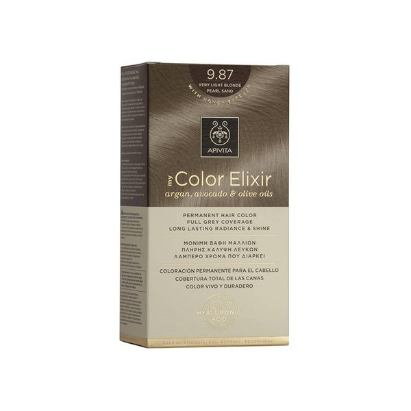 APIVITA MY COLOR ELIXIR PERMANENT HAIR COLOR KIT 9.87 VERY