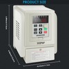 XCFDP AC 220V/2.2kw 3HP Variable Frequency Drive,12A VFD Inverter Single