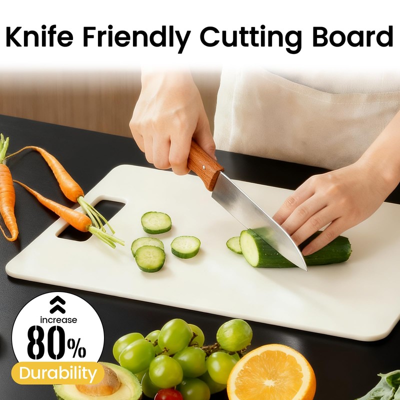 Cutting Boards for Kitchen [Set of 2], Wood Fiber Composite