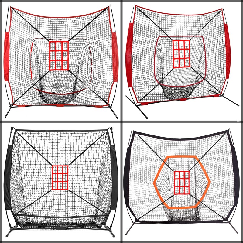 AOLIGEIJS Baseball Net Adjustable Strike Zone Target… (Strike Zone Pro,