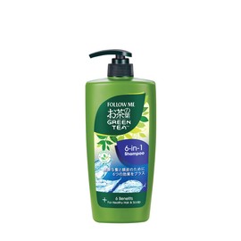 Follow Me Green Tea Shampoo 650ml (6-in-1)