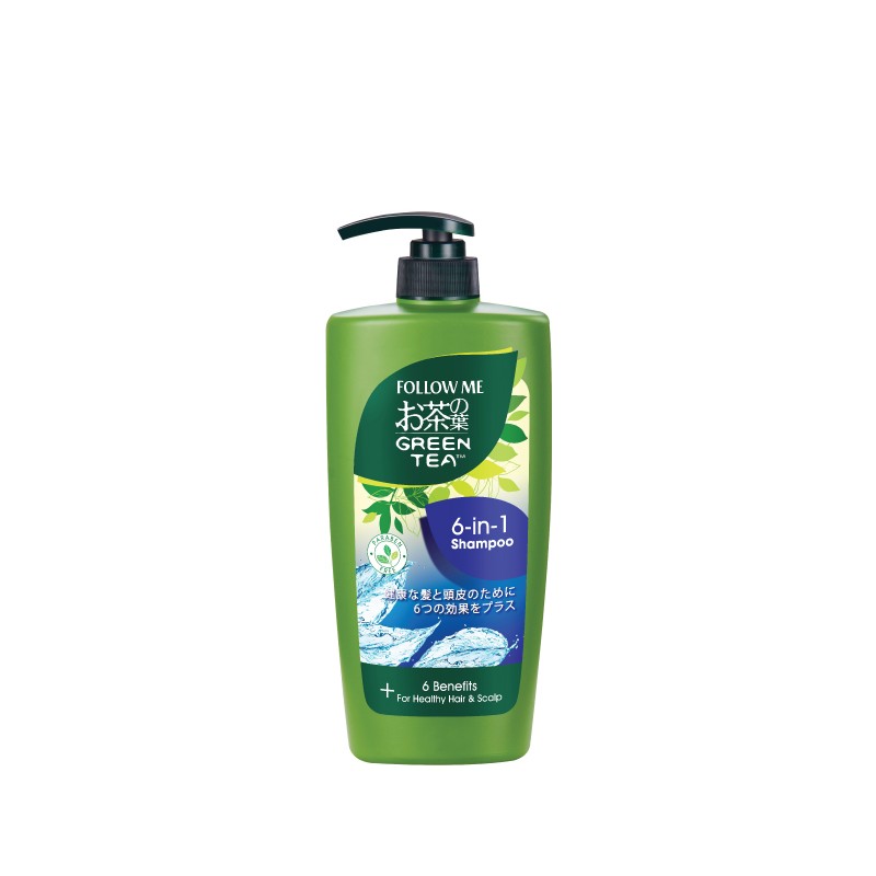 Follow Me Green Tea Shampoo 650ml (6-in-1)