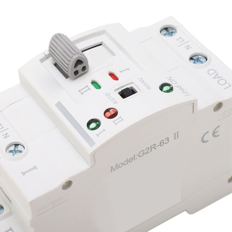 Dual Power Automatic Transfer Switch 2P 10A Millisecond Switching Generator