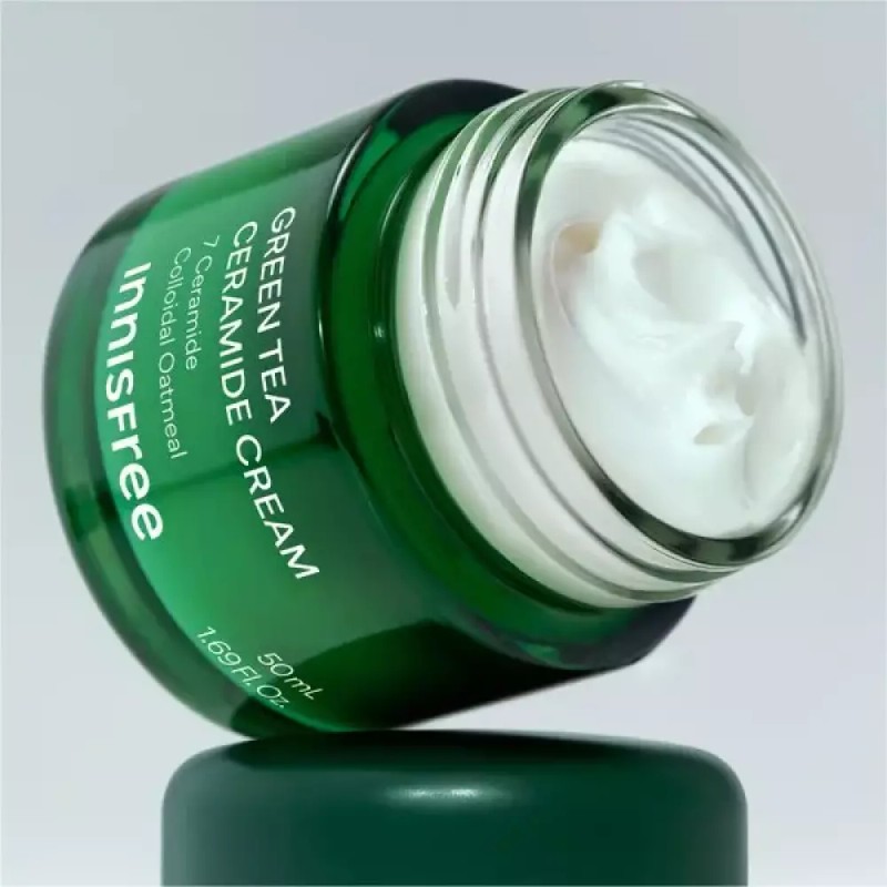 Innisfree [이니스프리] 그린티 세라마이드 크림 80mL (튜브형) 2개 Innisfree Green