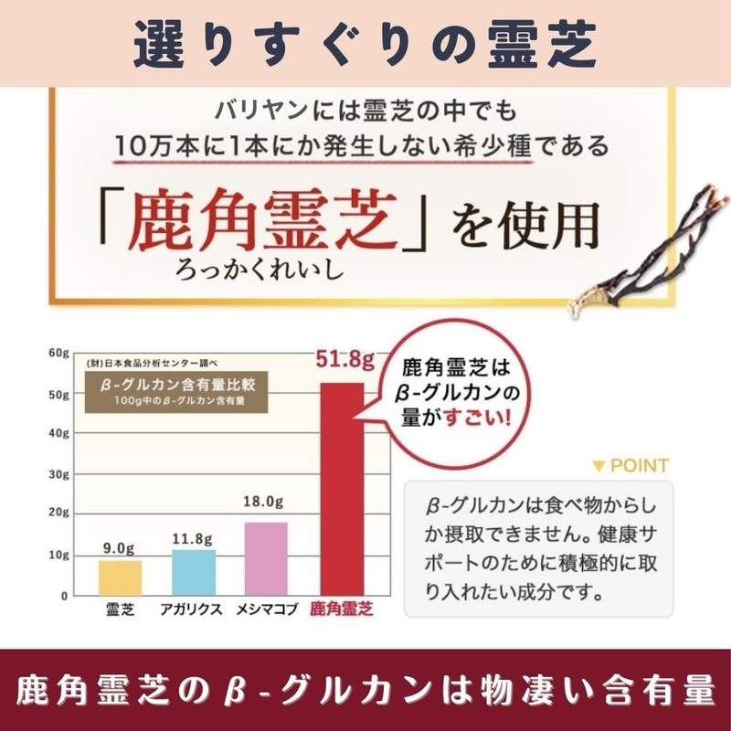 バリヤン 鹿角霊芝 サプリメント 元気 健康 安定 ドリンクタイプ サプリ 高麗人参 黒にんにく