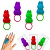 Fruidles Easter Bunny Candy Rings, Assorted Colors Hard Candy, Individually