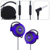 Ear Clip Headphones Wired - 3.5mm Ear Hook Stereo Earbuds,MP4