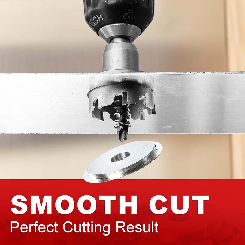 EZARC Carbide Hole Saw Heavy Duty, Hole Cutter for Stainless